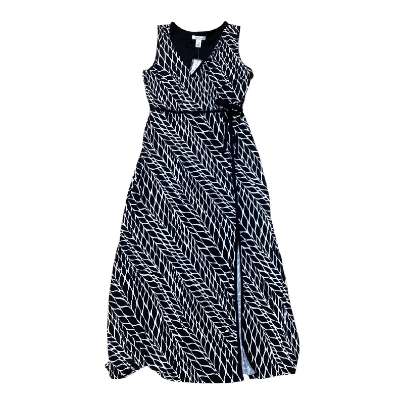 Dress Designer By White House Black Market In Black & White, Size: M