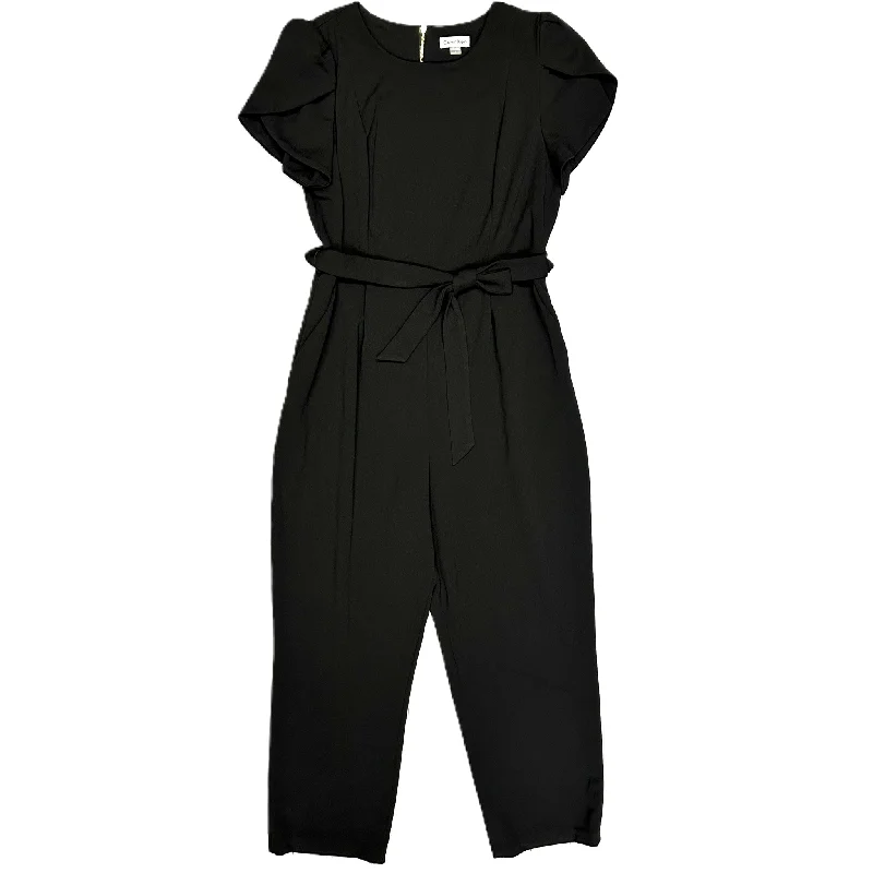 Jumpsuit By Calvin Klein In Black, Size: Xl