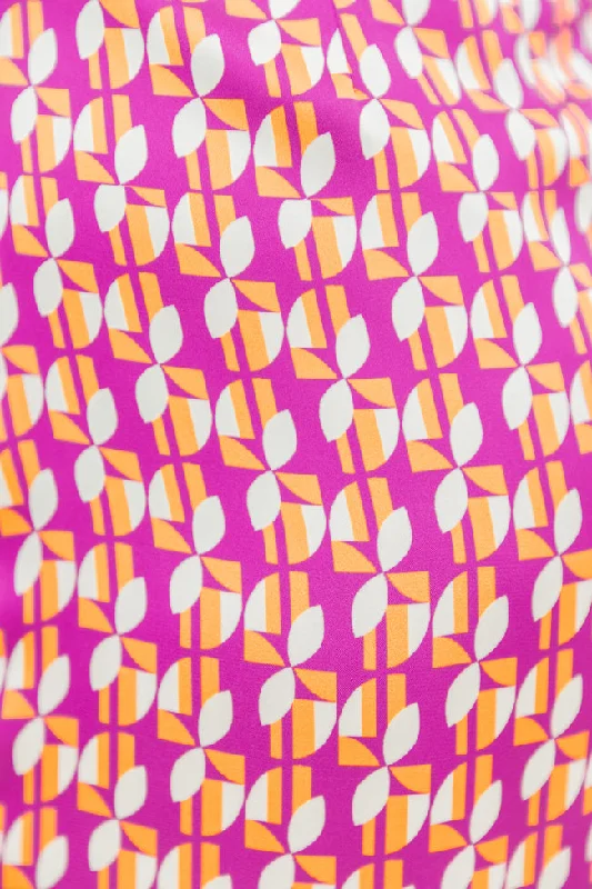 Love The Day Pink And Orange Printed Mini Dress FINAL SALE