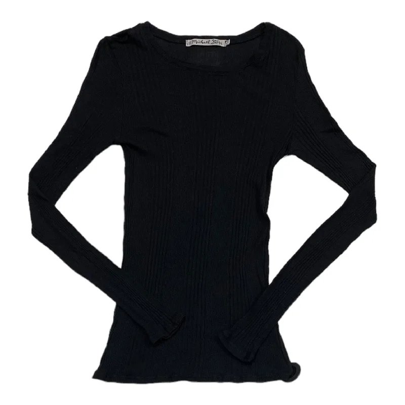 Top Long Sleeve By Michael Stars In Black, Size: Os