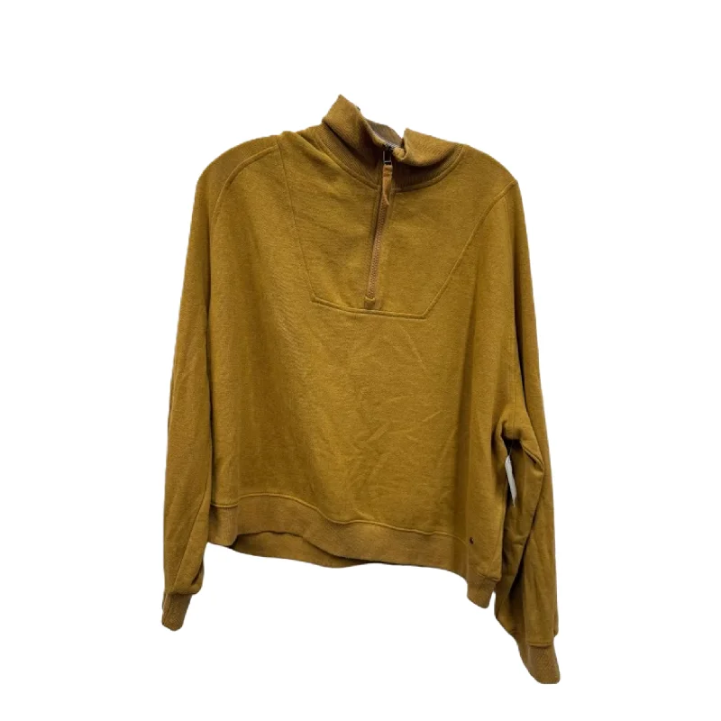 Top Long Sleeve By Prana In Gold, Size: Xl