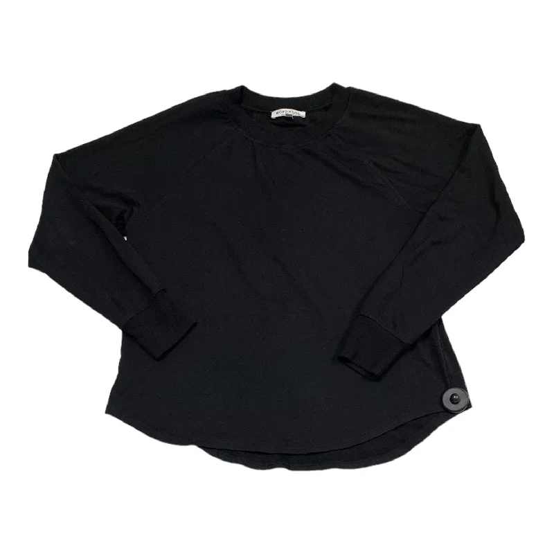 Top Long Sleeve By Workshop In Black, Size: M