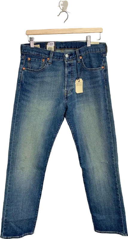 Levi's Blue 501 Original Stretch Extensible Jeans W30 L32