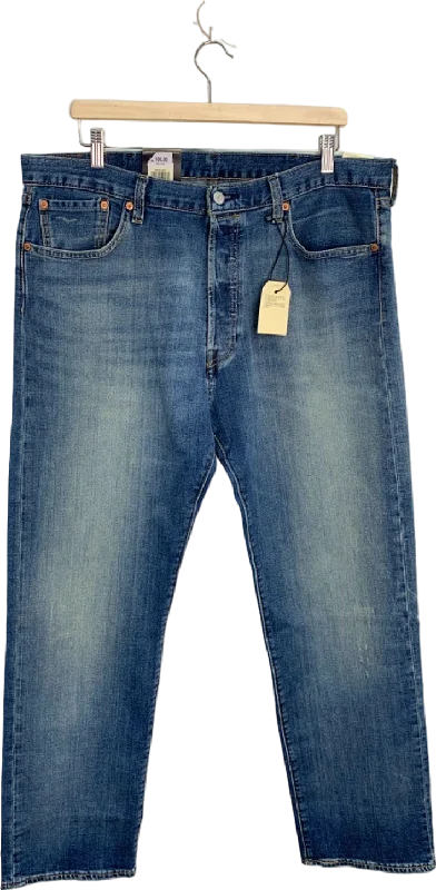 Levi's Blue 501 Original Stretch Jeans W38 L32