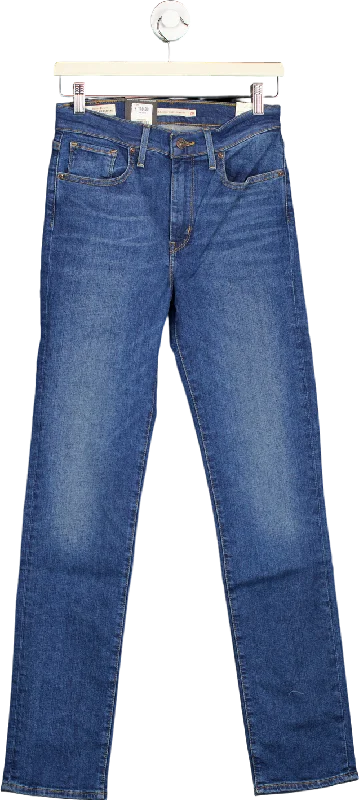 Levi's Blue 724 High-Rise Slim Straight Jeans W28