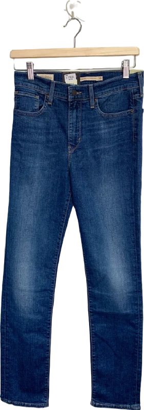 Levi's Blue 724 High-Rise Slim Straight Jeans  W29