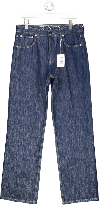 Raey IndIgo Blue Organic Cotton Wide-leg Jeans W31