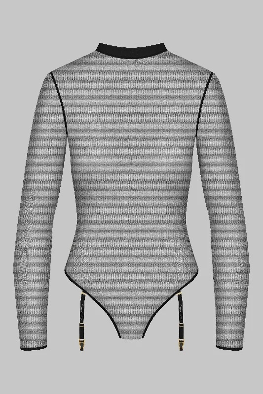 Thong body with suspenders - Corps à Corps