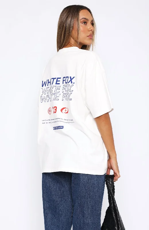 In Transit Oversized Tee White