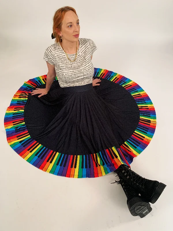 Chromatic Scales Twirl Skirt