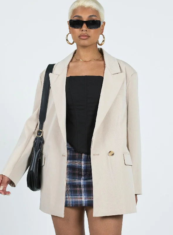 Codi Oversized Blazer Beige