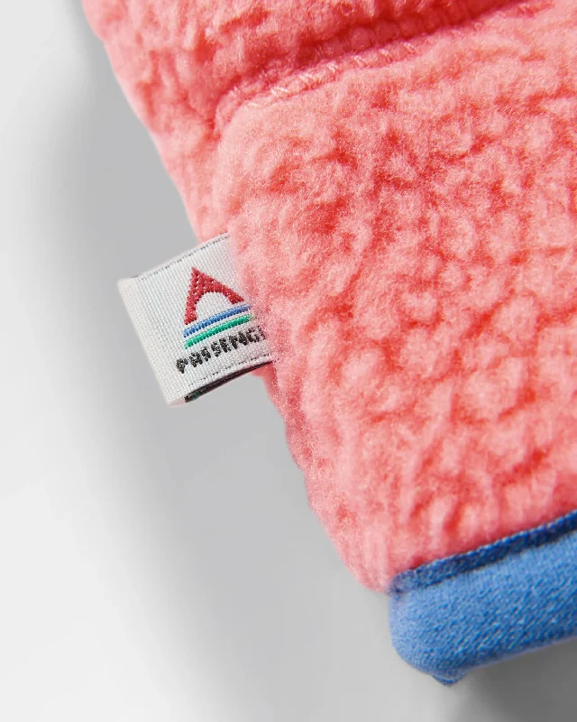 Maine 2.0 1/2 Zip Recycled Sherpa Fleece - Shell Pink