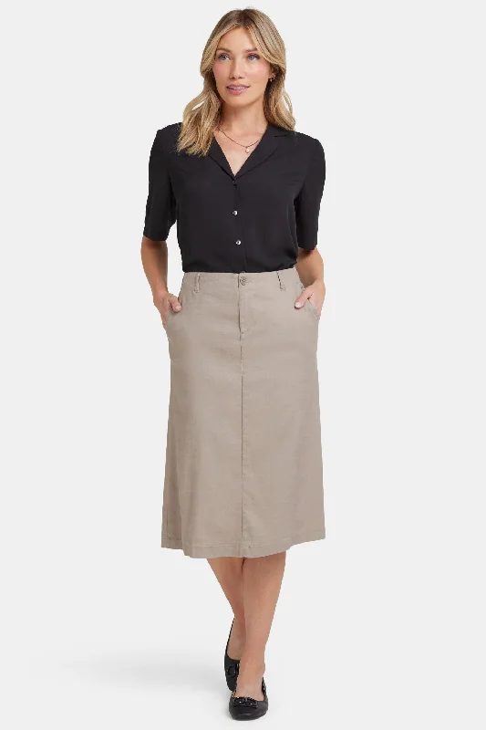 Marilyn A-Line Skirt - Saddlewood