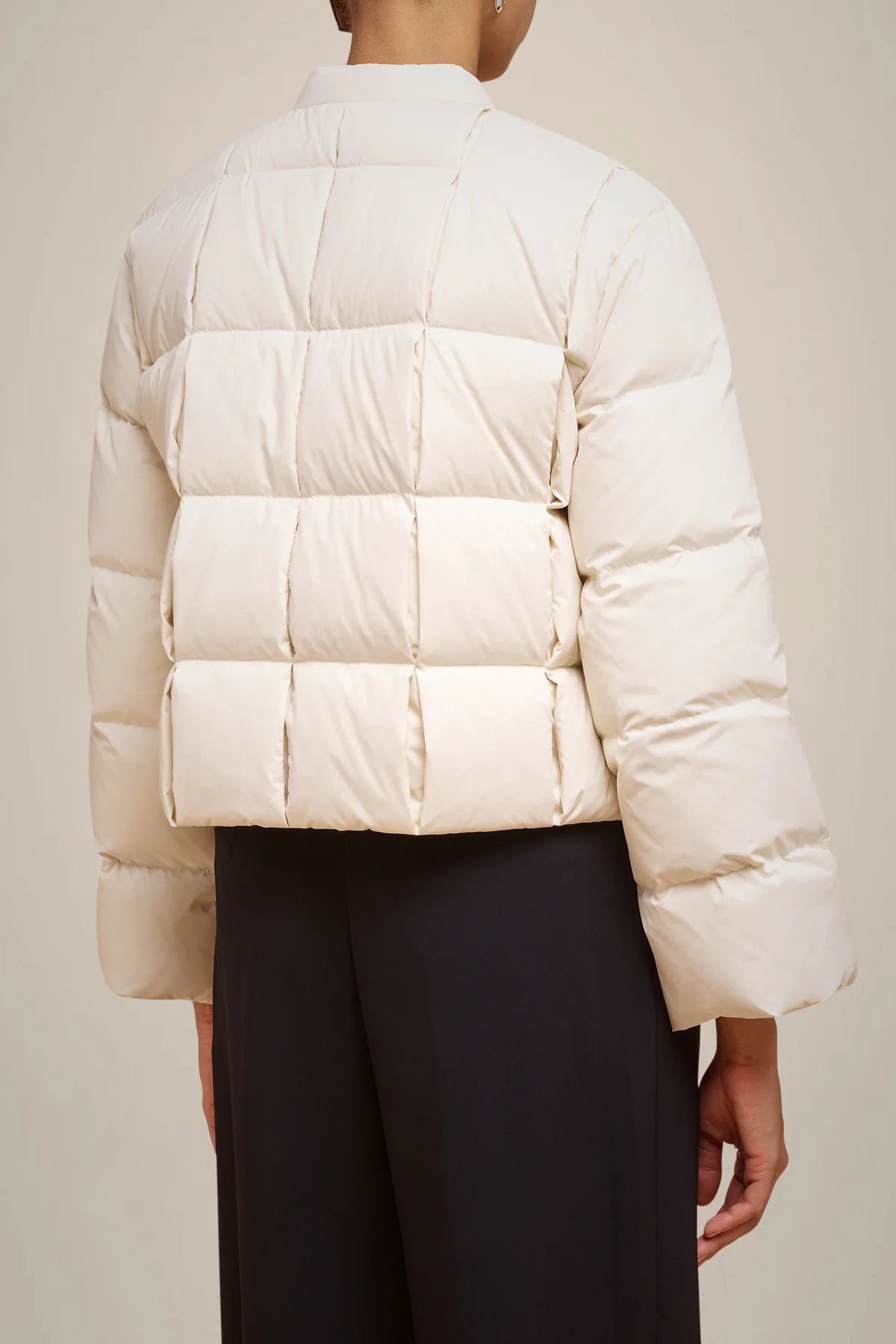 Padded Down Jacket - Almond