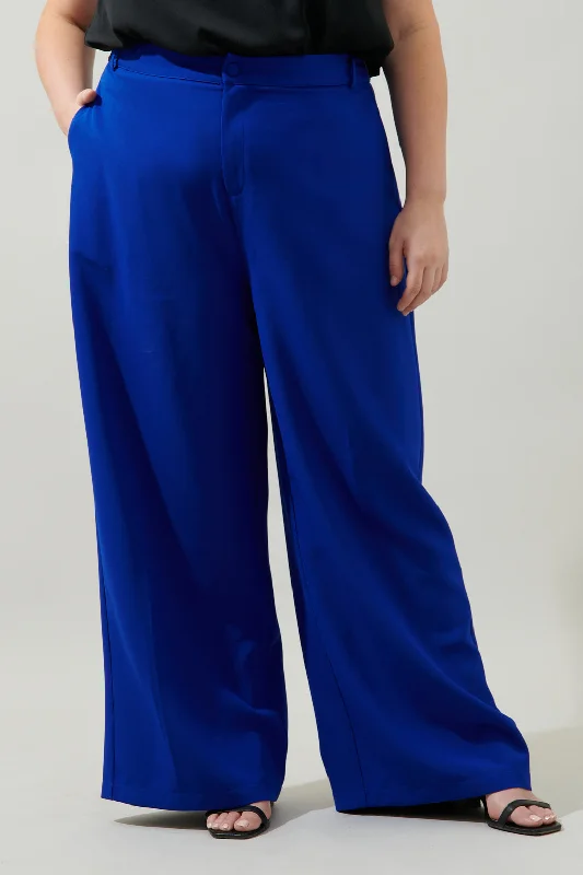 Chelsea Belted Wide Leg Trousers Curve