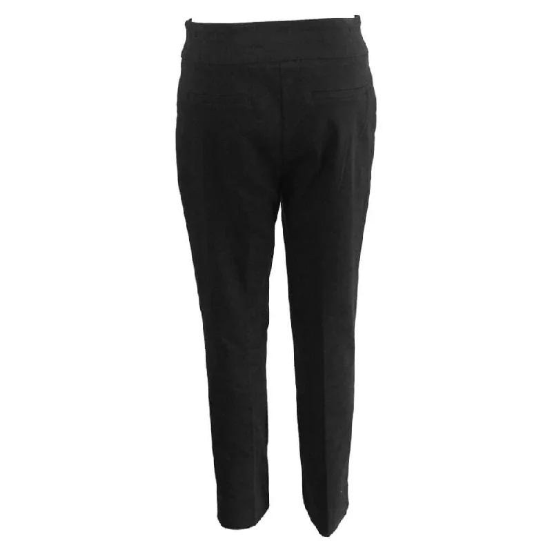 Renuar 28-Inch Woven Ankle Pant - Black