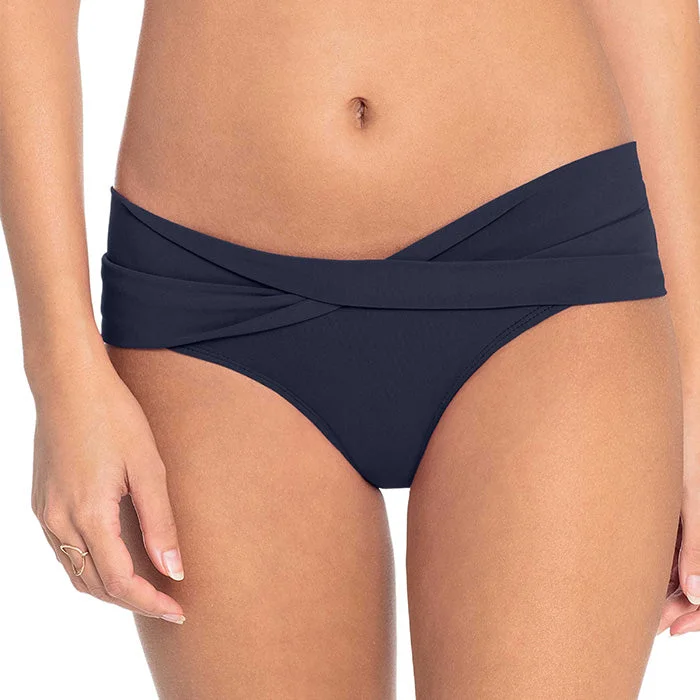 Robin Piccone Ava Twist Bottom - Navy