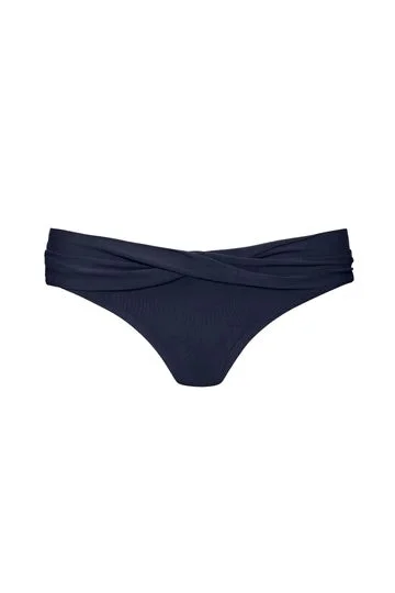 Robin Piccone Ava Twist Bottom - Navy