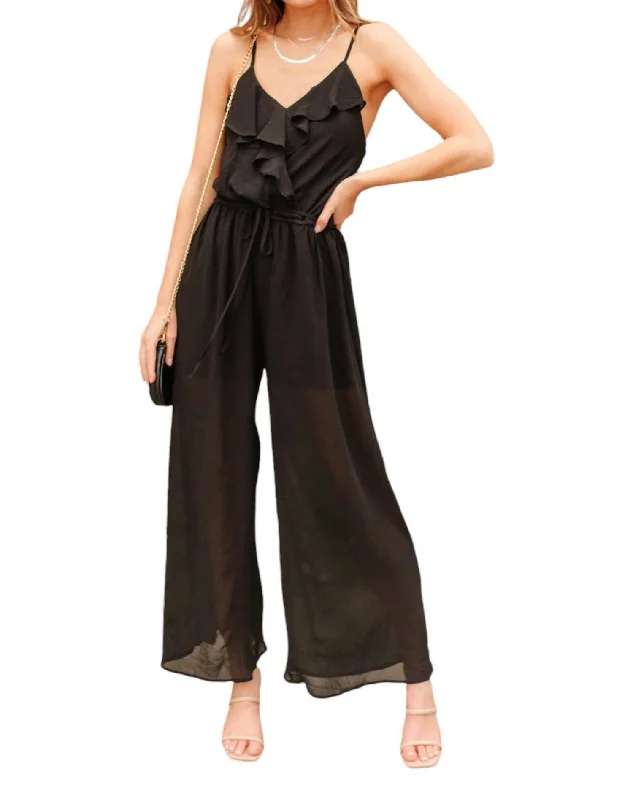 Greater Than This Jumpsuit In Black