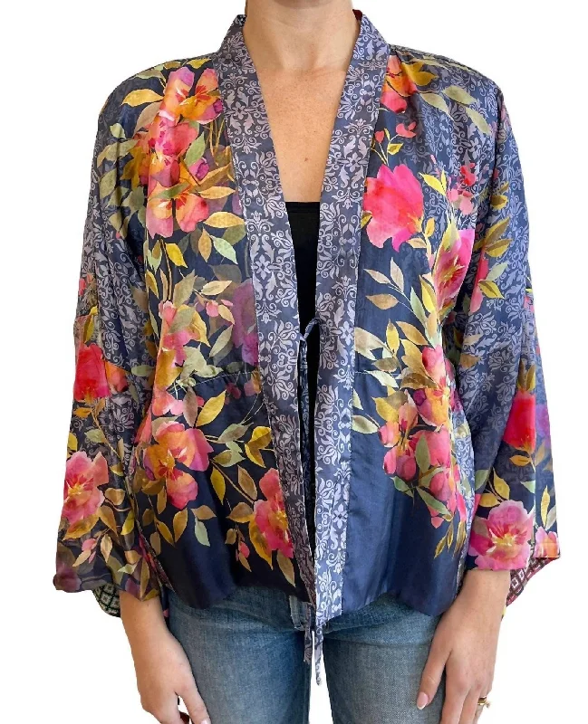 Locust Makenna Reversible Kimono In Multi