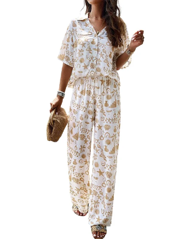 Luna Tuccini 2pc Shirt & Pant Set